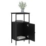 Mesitas de noche 2 uds madera de ingeniería negro 41x31x80 cm de vidaXL, Mesitas de noche - Ref: Foro24-825924, Precio: 90,01...