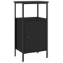 Mesitas de noche 2 uds madera de ingeniería negro 41x31x80 cm de vidaXL, Mesitas de noche - Ref: Foro24-825924, Precio: 90,01...