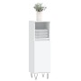 Armario de baño madera de ingeniería blanco 30x30x100 cm de vidaXL, Tocadores de baño - Ref: Foro24-831556, Precio: 57,15 €, ...