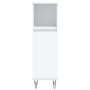 Armario de baño madera de ingeniería blanco 30x30x100 cm de vidaXL, Tocadores de baño - Ref: Foro24-831556, Precio: 57,15 €, ...
