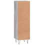 Armario de baño madera contrachapada gris Sonoma 30x30x100 cm de vidaXL, Tocadores de baño - Ref: Foro24-831562, Precio: 53,7...