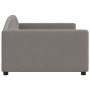 Sofá cama tela gris taupe 100x200 cm de vidaXL, Camas y somieres - Ref: Foro24-354119, Precio: 195,74 €, Descuento: %