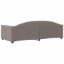 Sofá cama tela gris taupe 100x200 cm de vidaXL, Camas y somieres - Ref: Foro24-354119, Precio: 195,74 €, Descuento: %