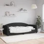 Black fabric sofa bed 90x200 cm by vidaXL, Beds and slatted bases - Ref: Foro24-354113, Price: 186,34 €, Discount: %