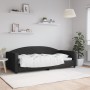 Sofá cama tela negro 90x200 cm de vidaXL, Camas y somieres - Ref: Foro24-354113, Precio: 190,36 €, Descuento: %