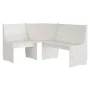 Banco de esquina madera maciza de pino blanco 151 cm de vidaXL, Bancos de comedor y cocina - Ref: Foro24-327247, Precio: 196,...