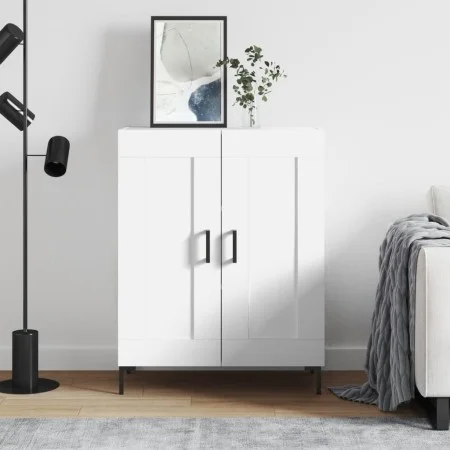 White engineered wood sideboard 69.5x34x90 cm by vidaXL, Sideboards - Ref: Foro24-830196, Price: 99,60 €, Discount: %