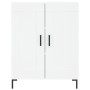 Aparador de madera de ingeniería blanco 69,5x34x90 cm de vidaXL, Aparadores - Ref: Foro24-830196, Precio: 101,14 €, Descuento: %