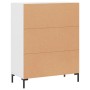 Aparador de madera de ingeniería blanco 69,5x34x90 cm de vidaXL, Aparadores - Ref: Foro24-830196, Precio: 101,14 €, Descuento: %