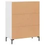 White engineered wood sideboard 69.5x34x90 cm by vidaXL, Sideboards - Ref: Foro24-830196, Price: 99,60 €, Discount: %