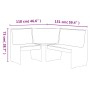 Banco de esquina madera maciza de pino blanco 151 cm de vidaXL, Bancos de comedor y cocina - Ref: Foro24-327247, Precio: 199,...