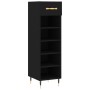 Zapatero madera de ingeniería negro 30x35x105 cm de vidaXL, Armarios y almacenamiento - Ref: Foro24-829653, Precio: 43,58 €, ...