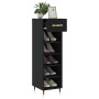 Zapatero madera de ingeniería negro 30x35x105 cm de vidaXL, Armarios y almacenamiento - Ref: Foro24-829653, Precio: 43,58 €, ...
