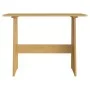 Mesa de comedor con banco de madera maciza marrón miel de vidaXL, Mesas de cocina y de comedor - Ref: Foro24-327250, Precio: ...