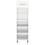 Mueble zapatero madera contrachapada blanco brillo 30x35x105 cm de vidaXL, Armarios y almacenamiento - Ref: Foro24-829654, Pr...