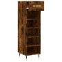 Zapatero madera de ingeniería roble ahumado 30x35x105 cm de vidaXL, Armarios y almacenamiento - Ref: Foro24-829657, Precio: 4...