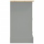 Aparador Corona madera maciza pino mexicano gris 112x43x78 cm de vidaXL, Aparadores - Ref: Foro24-355084, Precio: 215,08 €, D...
