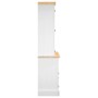 Aparador Corona madera maciza pino mexicano blanco 112x43x196cm de vidaXL, Aparadores - Ref: Foro24-355086, Precio: 446,70 €,...
