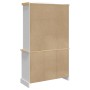 Aparador Corona madera maciza pino mexicano blanco 112x43x196cm de vidaXL, Aparadores - Ref: Foro24-355086, Precio: 446,70 €,...