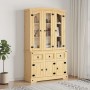 Aparador Corona madera maciza pino mexicano 112x43x196 cm de vidaXL, Aparadores - Ref: Foro24-355085, Precio: 428,51 €, Descu...