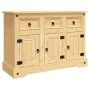 Aparador Corona madera maciza pino mexicano 112x44x78 cm de vidaXL, Aparadores - Ref: Foro24-355083, Precio: 249,10 €, Descue...