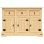 Aparador Corona madera maciza pino mexicano 112x44x78 cm de vidaXL, Aparadores - Ref: Foro24-355083, Precio: 254,18 €, Descue...