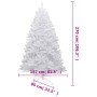 Árbol de Navidad artificial con bisagras y nieve flocada 270 cm de vidaXL, Arboles de navidad - Ref: Foro24-356777, Precio: 2...