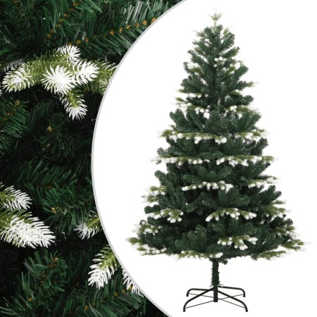 Árbol de Navidad artificial con bisagras y nieve flocada 180 cm de vidaXL, Arboles de navidad - Ref: Foro24-356757, Precio: 6...