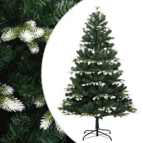 Árbol de Navidad artificial con bisagras y nieve flocada 210 cm de vidaXL, Arboles de navidad - Ref: Foro24-356758, Precio: 7...