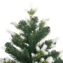 Árbol de Navidad artificial con bisagras y nieve flocada 210 cm de vidaXL, Arboles de navidad - Ref: Foro24-356758, Precio: 8...