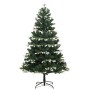 Árbol de Navidad artificial con bisagras y nieve flocada 240 cm de vidaXL, Arboles de navidad - Ref: Foro24-356759, Precio: 1...