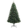 Árbol de Navidad artificial con bisagras y frutos rojos 210 cm de vidaXL, Arboles de navidad - Ref: Foro24-356734, Precio: 15...