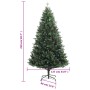 Árbol de Navidad artificial con bisagras y frutos rojos 210 cm de vidaXL, Arboles de navidad - Ref: Foro24-356734, Precio: 15...