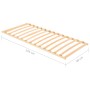 Somier de láminas con 13 listones 90x200 cm de vidaXL, Camas y somieres - Ref: Foro24-327257, Precio: 61,32 €, Descuento: %