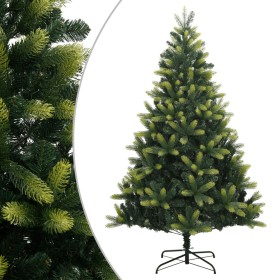 Árbol de Navidad artificial con bisagras y soporte 150 cm de vidaXL, Arboles de navidad - Ref: Foro24-356761, Precio: 79,91 €...