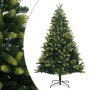 Árbol de Navidad artificial con bisagras y soporte 150 cm de vidaXL, Arboles de navidad - Ref: Foro24-356761, Precio: 79,91 €...