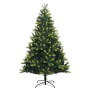 Árbol de Navidad artificial con bisagras y soporte 150 cm de vidaXL, Arboles de navidad - Ref: Foro24-356761, Precio: 79,91 €...