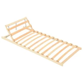 Lattenrost mit 13 Latten, verstellbarem Kopfteil 70x200 cm von vidaXL, Betten und Lattenroste - Ref: Foro24-327260, Preis: 62...