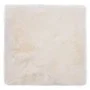 Cojines de sillas 2 uds piel de oveja auténtica blanco 40x40 cm de vidaXL, Cojines para sillas y sofás - Ref: Foro24-283885, ...