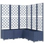 Jardinera con enrejado PP azul gris 120x120x136 cm en Macetas y jardineras | Comprar online en Foru.es