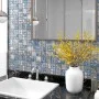 Mosaic tiles 11 units gray and blue glass 30x30 cm by vidaXL, Tiles - Ref: Foro24-327309, Price: 72,01 €, Discount: %