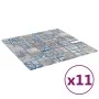 Mosaic tiles 11 units gray and blue glass 30x30 cm by vidaXL, Tiles - Ref: Foro24-327309, Price: 72,01 €, Discount: %