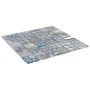 Mosaic tiles 22 units gray and blue glass 30x30 cm by vidaXL, Tiles - Ref: Foro24-327310, Price: 136,58 €, Discount: %