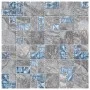 Mosaic tiles 22 units gray and blue glass 30x30 cm by vidaXL, Tiles - Ref: Foro24-327310, Price: 136,58 €, Discount: %