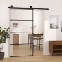 Schiebetür-Set Glasbeschlag ESG Aluminium 102,5x205 cm von vidaXL, Türen für zu Hause - Ref: Foro24-3152149, Preis: 264,60 €,...