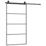 Puerta corredera set herrajes vidrio ESG aluminio 102,5x205 cm de vidaXL, Puertas para el hogar - Ref: Foro24-3152149, Precio...