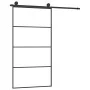 Schiebetür-Set Glasbeschlag ESG Aluminium 102,5x205 cm von vidaXL, Türen für zu Hause - Ref: Foro24-3152149, Preis: 264,60 €,...
