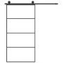 Schiebetür-Set Glasbeschlag ESG Aluminium 102,5x205 cm von vidaXL, Türen für zu Hause - Ref: Foro24-3152149, Preis: 264,60 €,...