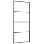 Schiebetür mit ESG-Aluminium-Glasbeschlagsatz 90x205 cm von vidaXL, Türen für zu Hause - Ref: Foro24-3152147, Preis: 259,85 €...