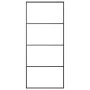 Schiebetür mit ESG-Aluminium-Glasbeschlagsatz 90x205 cm von vidaXL, Türen für zu Hause - Ref: Foro24-3152147, Preis: 259,85 €...